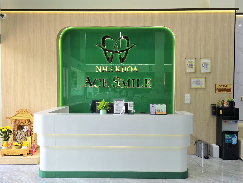 nha khoa ace smile quầy lễ tân