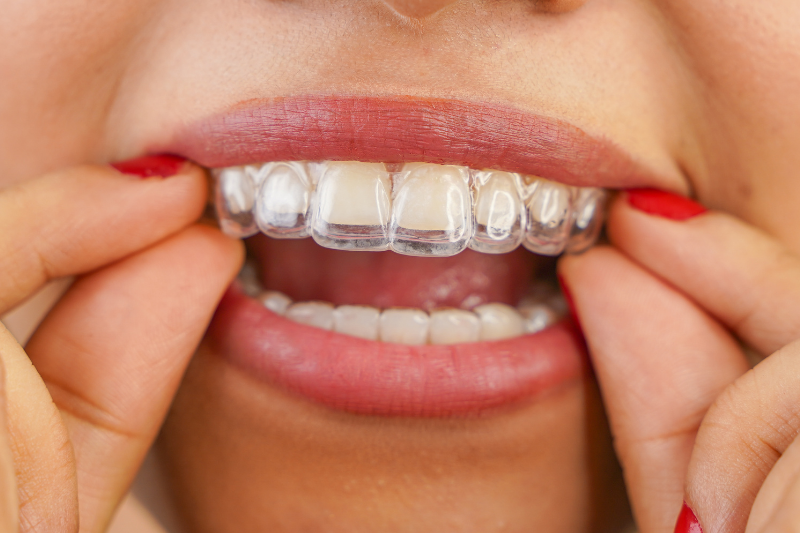 niềng răng thẩm mỹ bằng máng trong suốt