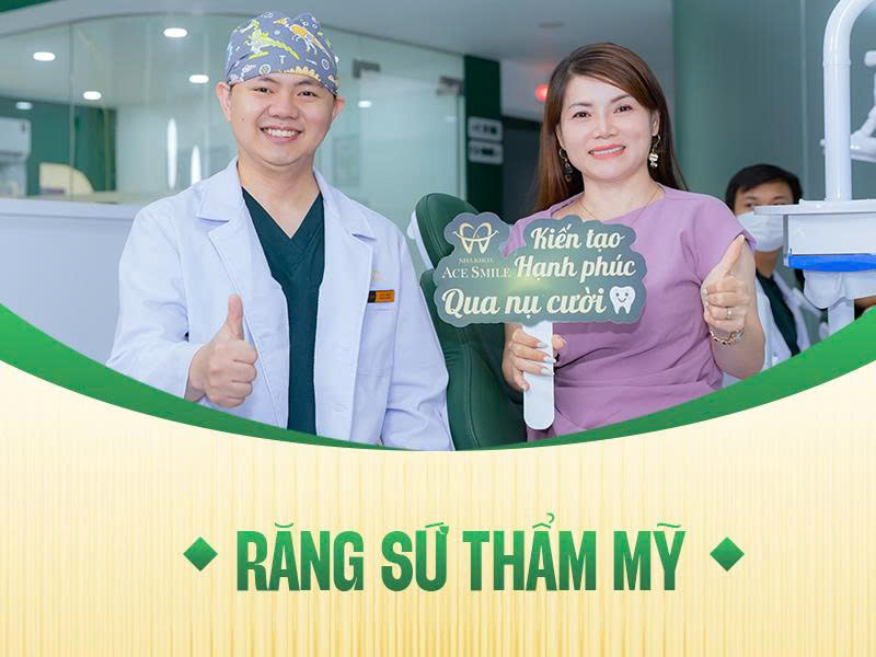 dịch vụ răng sứ thẩm mỹ tại nha khoa ace smile