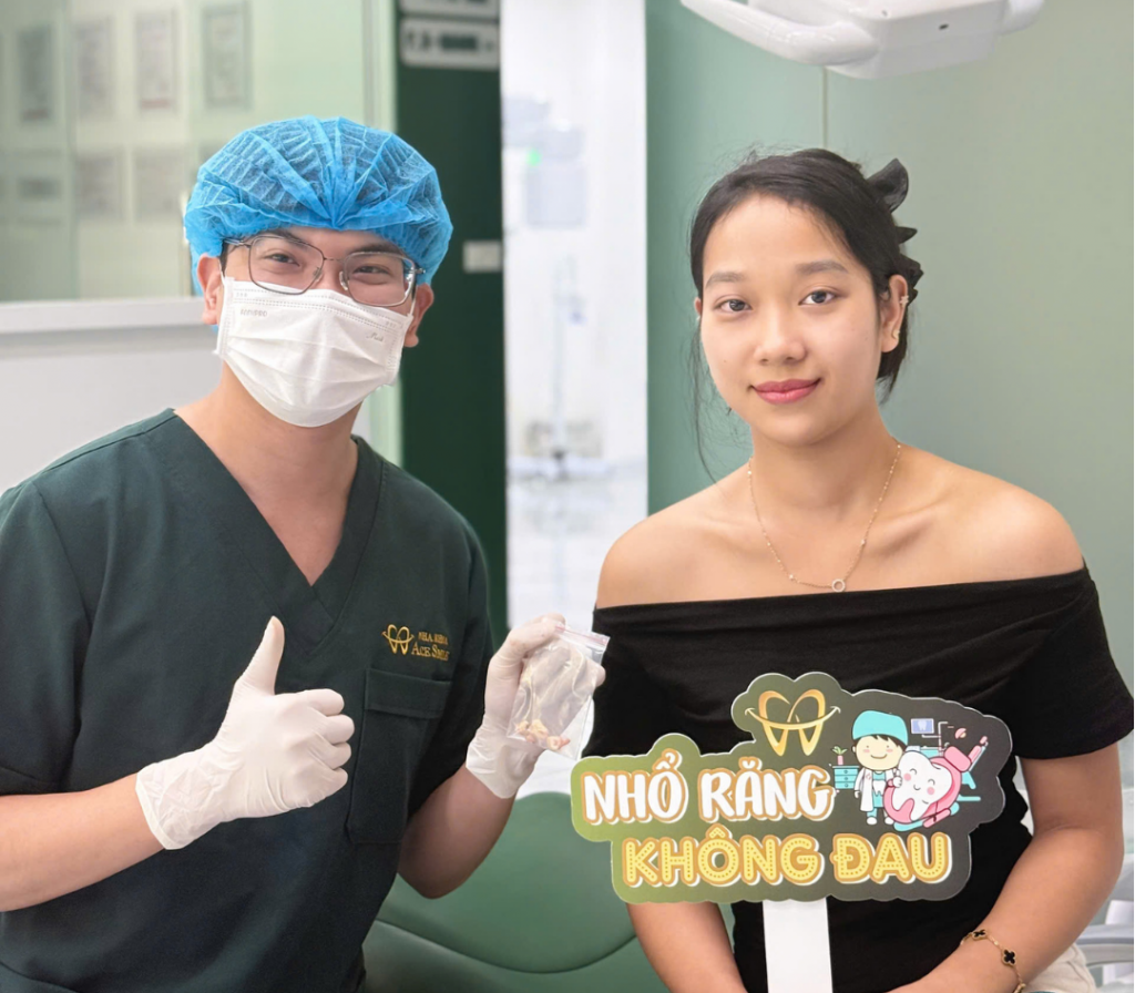 nhổ răng không đau nha khoa ace smile