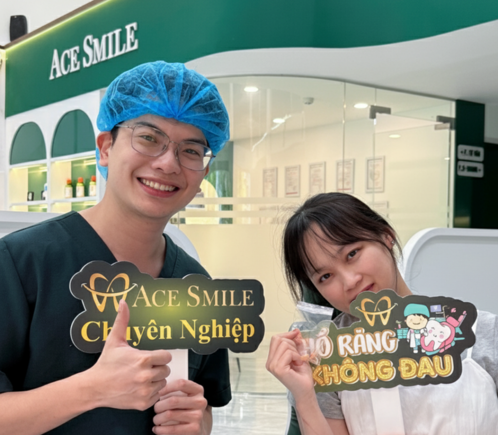 nhổ răng không đau nha khoa ace smile cùng thạc sĩ bác sĩ Vũ hoàng