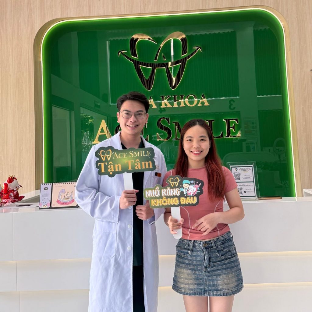 NHỔ RĂNG KHÔNG KHÔNG ĐAU TẠI NHA KHOA ACE SMILE